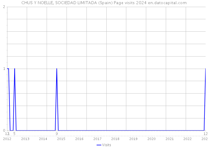 CHUS Y NOELLE, SOCIEDAD LIMITADA (Spain) Page visits 2024 