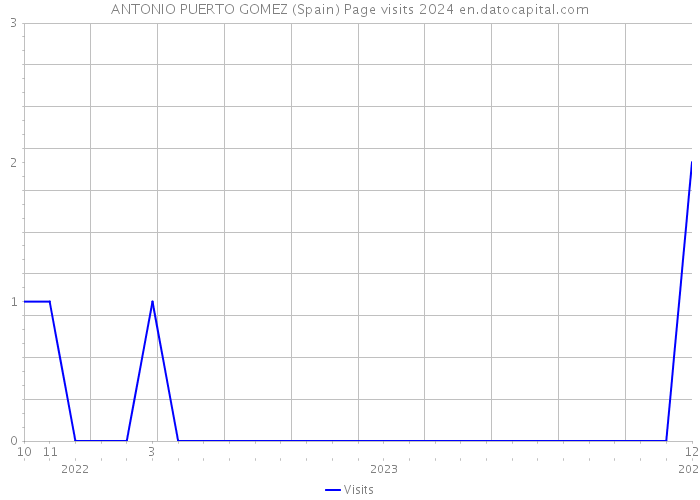 ANTONIO PUERTO GOMEZ (Spain) Page visits 2024 