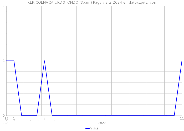 IKER GOENAGA URBISTONDO (Spain) Page visits 2024 