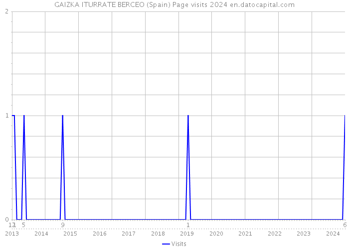GAIZKA ITURRATE BERCEO (Spain) Page visits 2024 