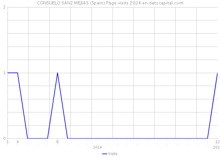 CONSUELO SANZ MEJIAS (Spain) Page visits 2024 