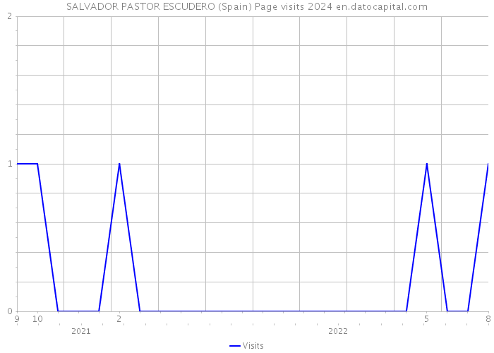SALVADOR PASTOR ESCUDERO (Spain) Page visits 2024 