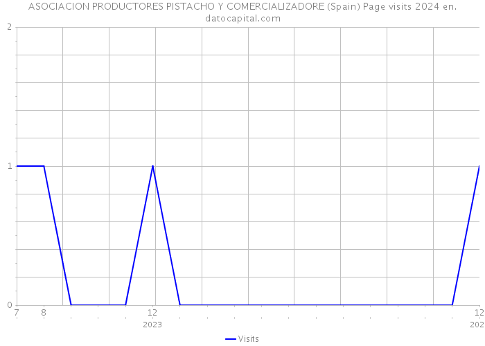 ASOCIACION PRODUCTORES PISTACHO Y COMERCIALIZADORE (Spain) Page visits 2024 