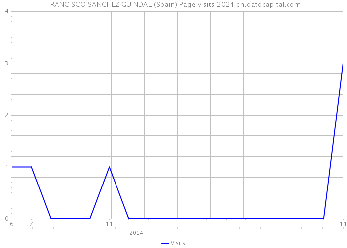FRANCISCO SANCHEZ GUINDAL (Spain) Page visits 2024 