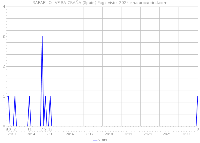 RAFAEL OLIVEIRA GRAÑA (Spain) Page visits 2024 