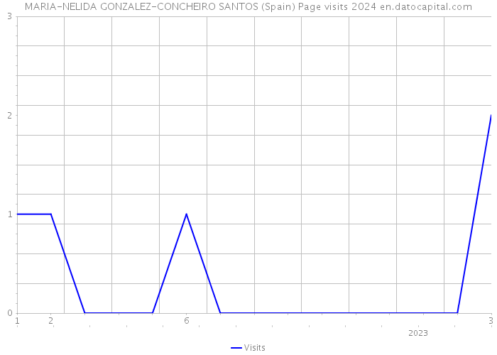 MARIA-NELIDA GONZALEZ-CONCHEIRO SANTOS (Spain) Page visits 2024 