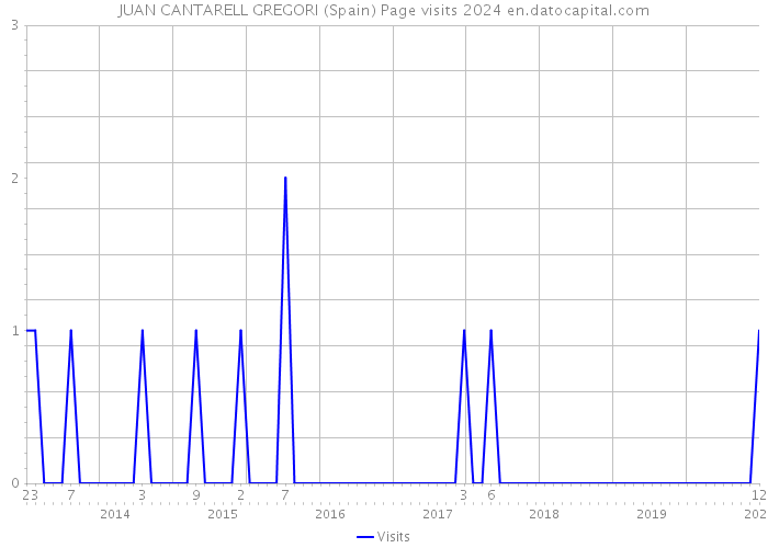 JUAN CANTARELL GREGORI (Spain) Page visits 2024 