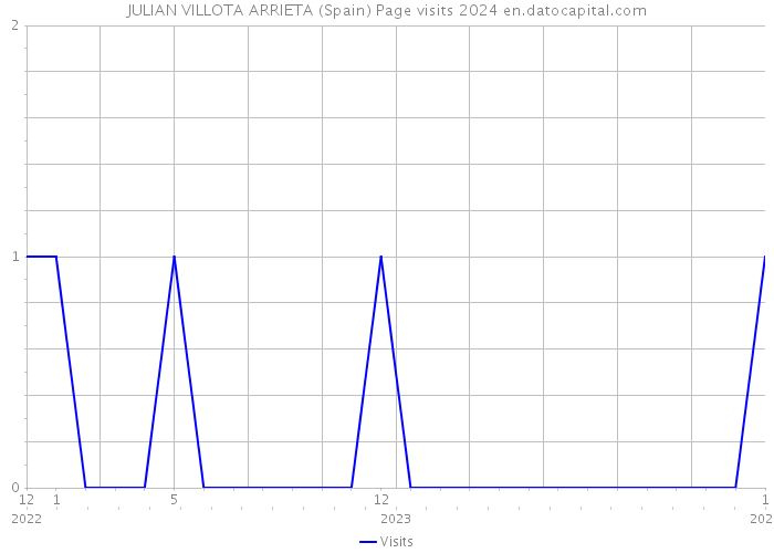 JULIAN VILLOTA ARRIETA (Spain) Page visits 2024 