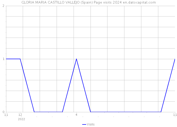 GLORIA MARIA CASTILLO VALLEJO (Spain) Page visits 2024 