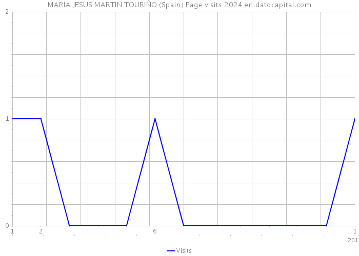 MARIA JESUS MARTIN TOURIÑO (Spain) Page visits 2024 