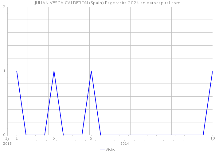 JULIAN VESGA CALDERON (Spain) Page visits 2024 