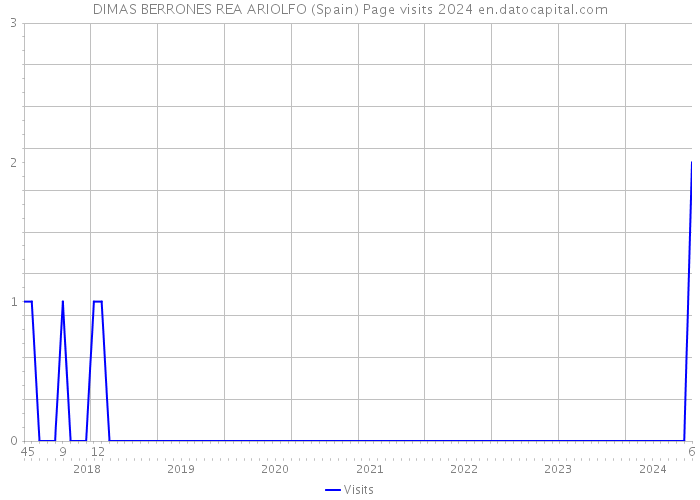 DIMAS BERRONES REA ARIOLFO (Spain) Page visits 2024 