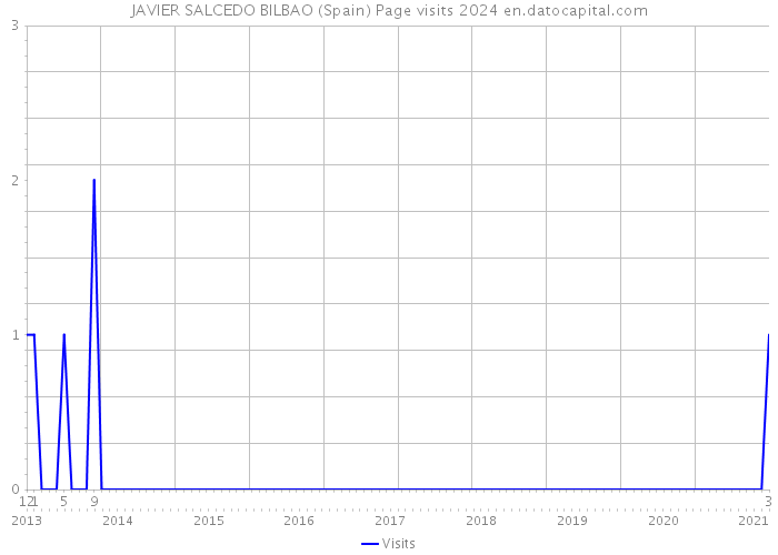 JAVIER SALCEDO BILBAO (Spain) Page visits 2024 