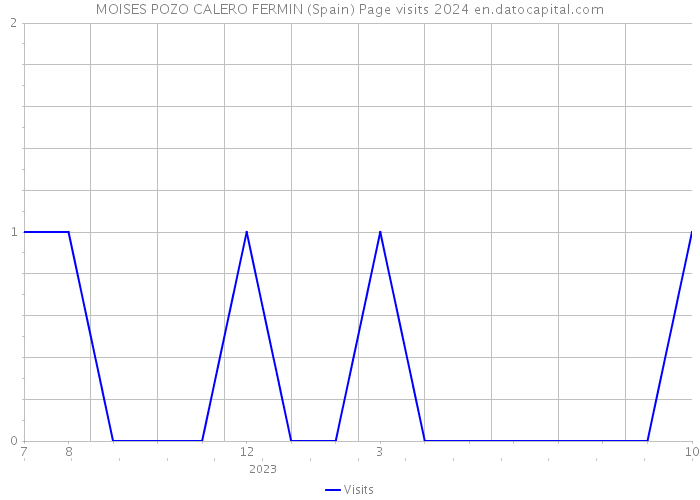 MOISES POZO CALERO FERMIN (Spain) Page visits 2024 