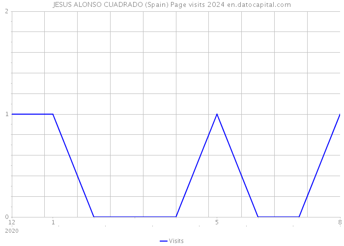 JESUS ALONSO CUADRADO (Spain) Page visits 2024 