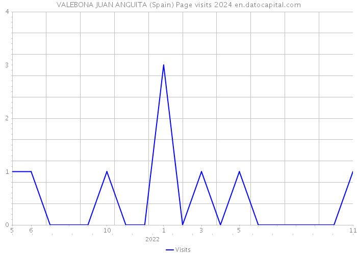 VALEBONA JUAN ANGUITA (Spain) Page visits 2024 