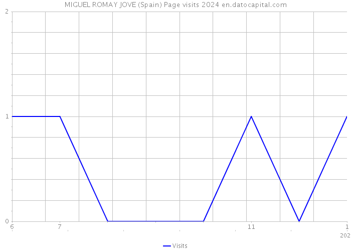 MIGUEL ROMAY JOVE (Spain) Page visits 2024 