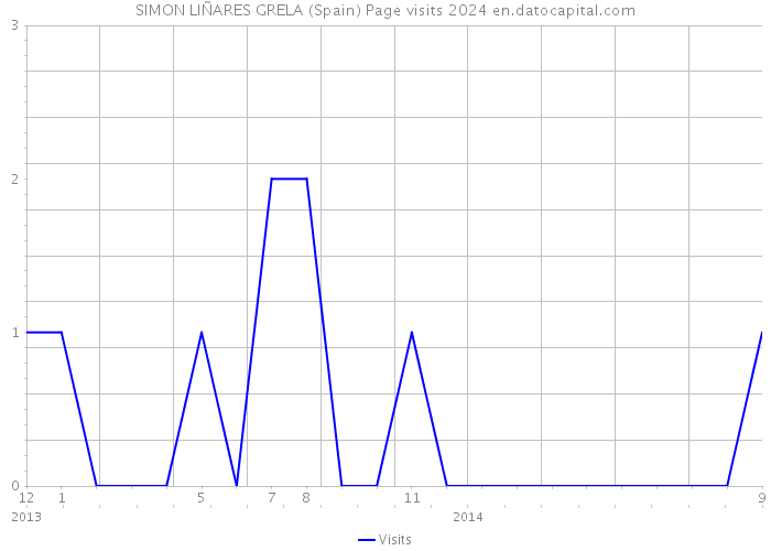 SIMON LIÑARES GRELA (Spain) Page visits 2024 