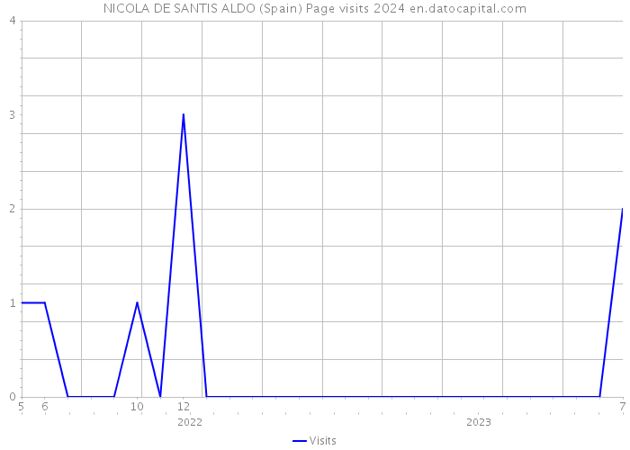 NICOLA DE SANTIS ALDO (Spain) Page visits 2024 