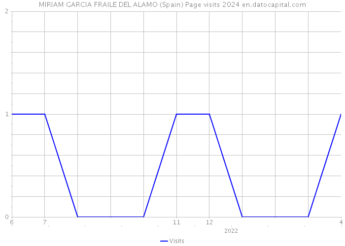 MIRIAM GARCIA FRAILE DEL ALAMO (Spain) Page visits 2024 