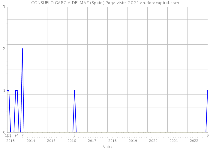 CONSUELO GARCIA DE IMAZ (Spain) Page visits 2024 