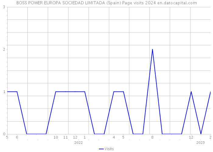 BOSS POWER EUROPA SOCIEDAD LIMITADA (Spain) Page visits 2024 