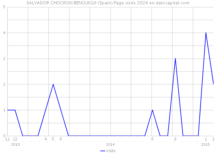 SALVADOR CHOCRON BENGUIGUI (Spain) Page visits 2024 