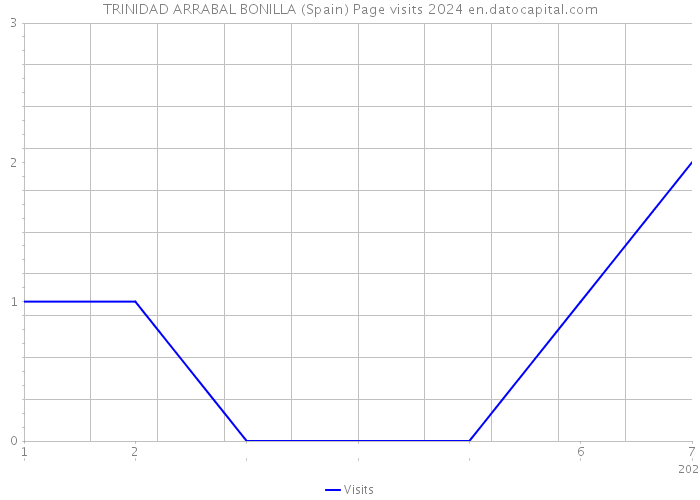 TRINIDAD ARRABAL BONILLA (Spain) Page visits 2024 