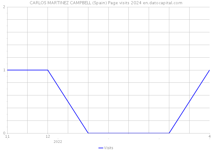 CARLOS MARTINEZ CAMPBELL (Spain) Page visits 2024 