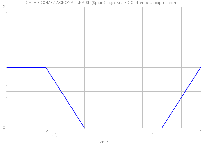 GALVIS GOMEZ AGRONATURA SL (Spain) Page visits 2024 