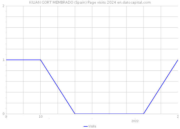 KILIAN GORT MEMBRADO (Spain) Page visits 2024 