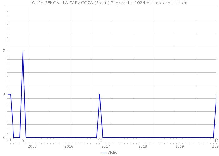 OLGA SENOVILLA ZARAGOZA (Spain) Page visits 2024 