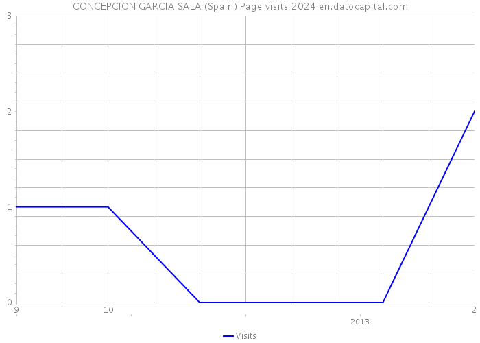 CONCEPCION GARCIA SALA (Spain) Page visits 2024 