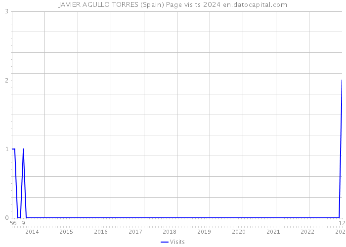 JAVIER AGULLO TORRES (Spain) Page visits 2024 