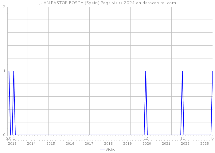 JUAN PASTOR BOSCH (Spain) Page visits 2024 