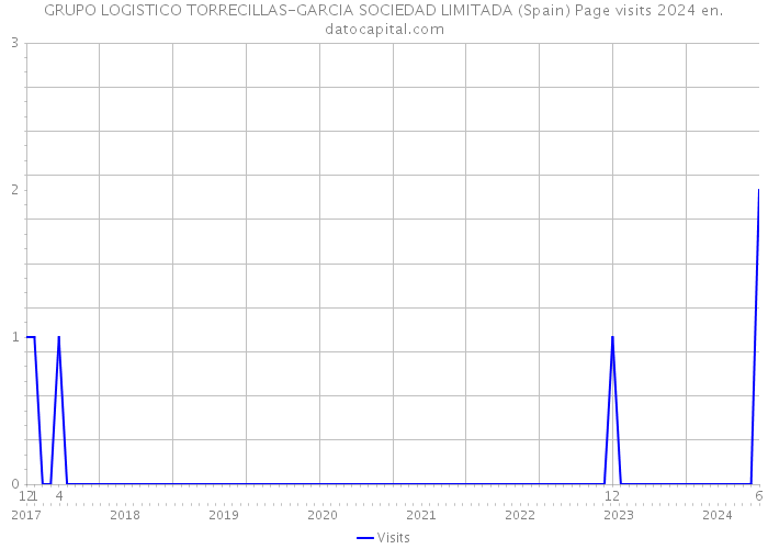 GRUPO LOGISTICO TORRECILLAS-GARCIA SOCIEDAD LIMITADA (Spain) Page visits 2024 
