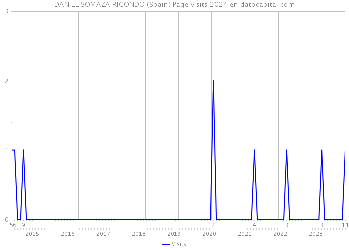 DANIEL SOMAZA RICONDO (Spain) Page visits 2024 