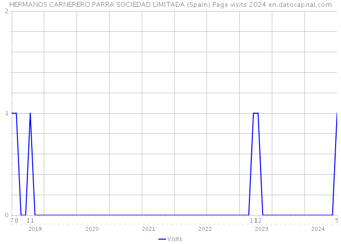 HERMANOS CARNERERO PARRA SOCIEDAD LIMITADA (Spain) Page visits 2024 