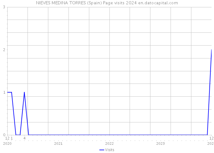 NIEVES MEDINA TORRES (Spain) Page visits 2024 