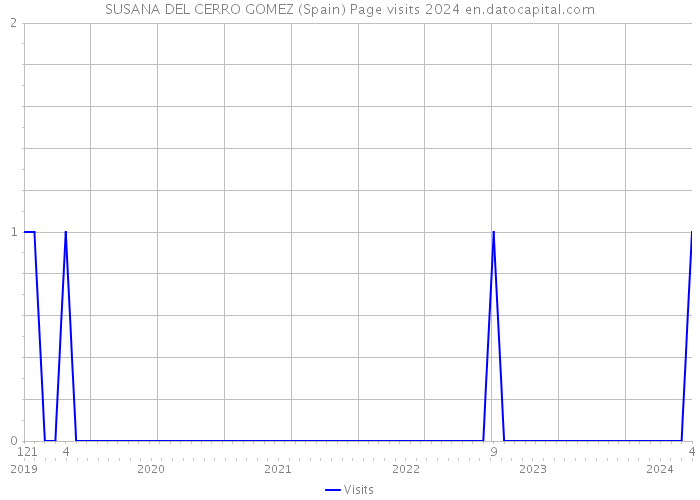 SUSANA DEL CERRO GOMEZ (Spain) Page visits 2024 
