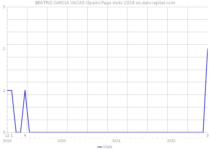 BEATRIZ GARCIA VACAS (Spain) Page visits 2024 
