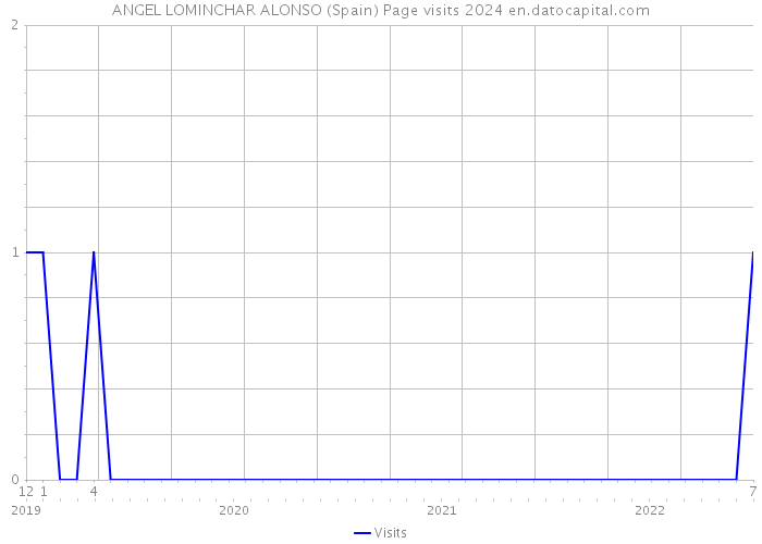ANGEL LOMINCHAR ALONSO (Spain) Page visits 2024 