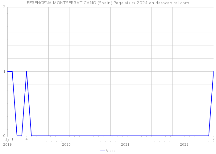BERENGENA MONTSERRAT CANO (Spain) Page visits 2024 
