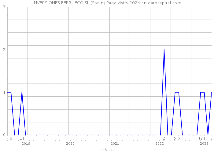 INVERSIONES BERRUECO SL (Spain) Page visits 2024 