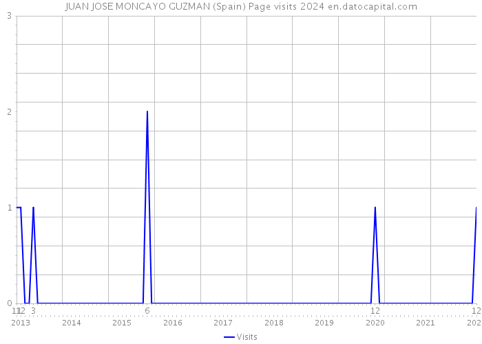 JUAN JOSE MONCAYO GUZMAN (Spain) Page visits 2024 