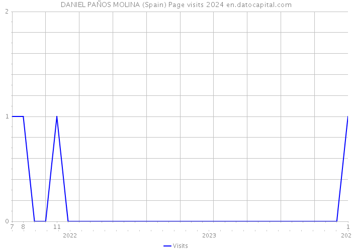 DANIEL PAÑOS MOLINA (Spain) Page visits 2024 