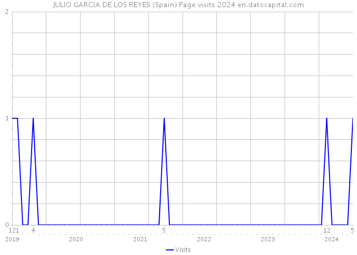 JULIO GARCIA DE LOS REYES (Spain) Page visits 2024 