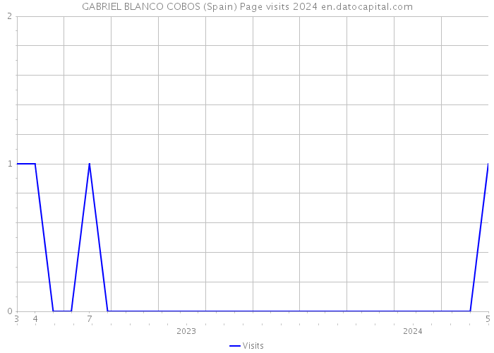 GABRIEL BLANCO COBOS (Spain) Page visits 2024 
