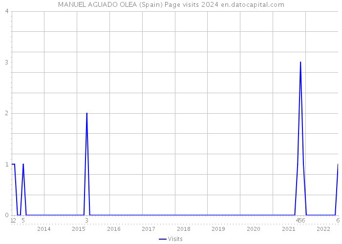 MANUEL AGUADO OLEA (Spain) Page visits 2024 