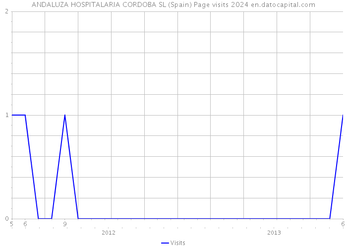 ANDALUZA HOSPITALARIA CORDOBA SL (Spain) Page visits 2024 